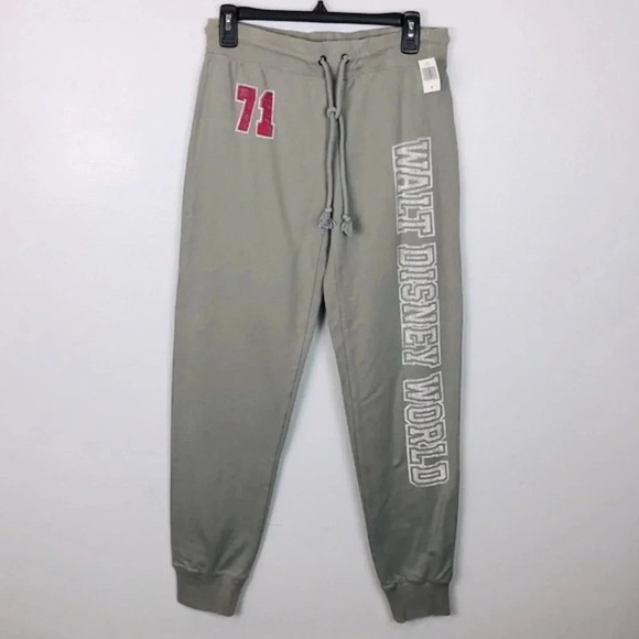 Walt Disney World New Women’s Small Graphic Drawstring Sweatpants - Picture 1 of 7
